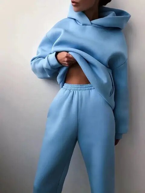 Women's Hooded Jogging Suit | Long