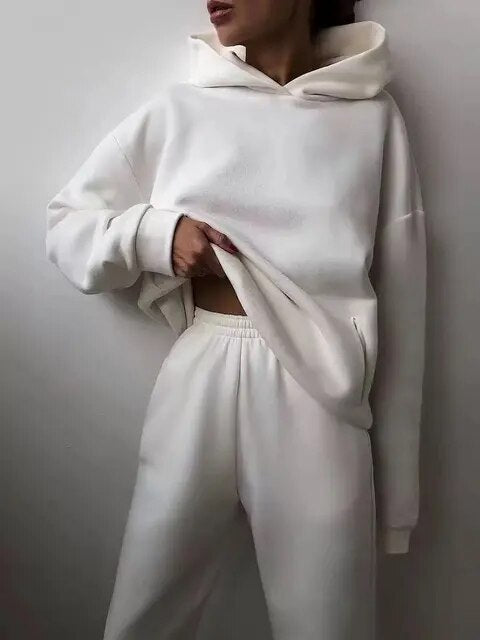 Women's Hooded Jogging Suit | Long