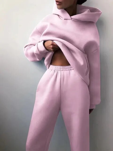 Women's Hooded Jogging Suit | Long