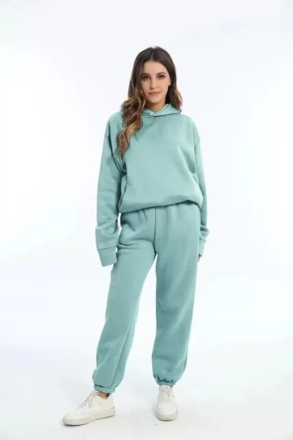 Women's Hooded Jogging Suit | Long