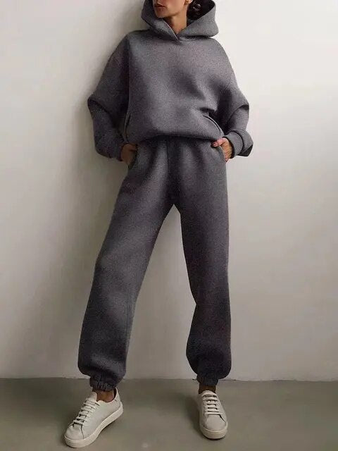 Women's Hooded Jogging Suit | Long