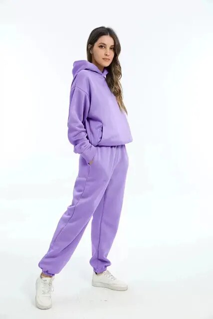 Women's Hooded Jogging Suit | Long