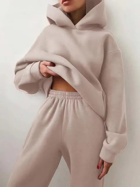Women's Hooded Jogging Suit | Long