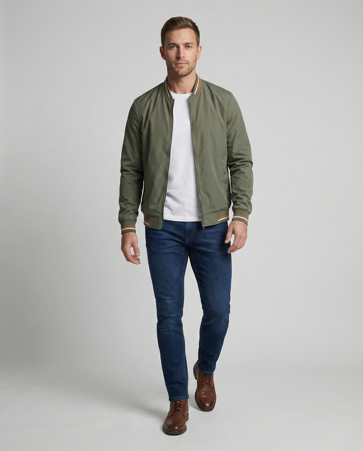 Men's Slim Fit Transitional Jacket | Long Sleeve