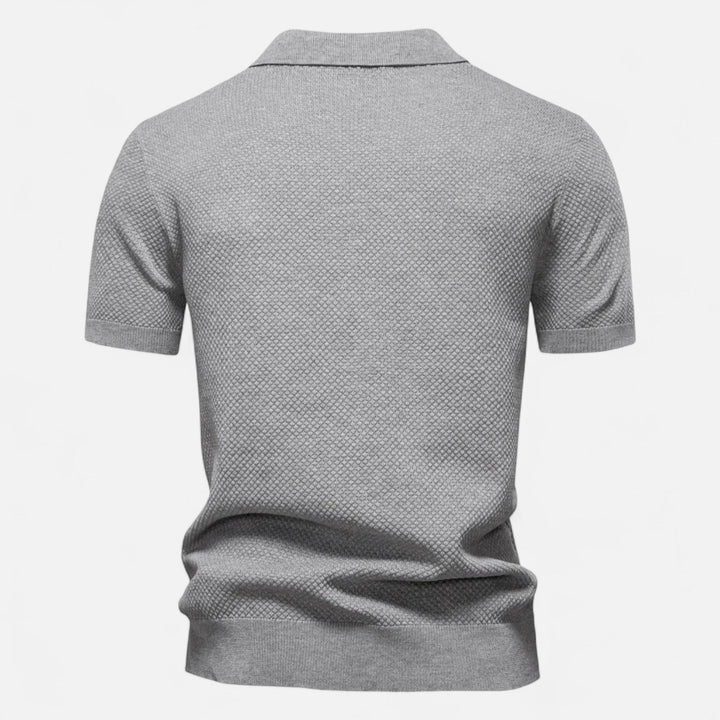Men's V-Neck Polo Shirt | Short-Sleeve