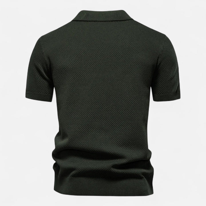 Men's V-Neck Polo Shirt | Short-Sleeve