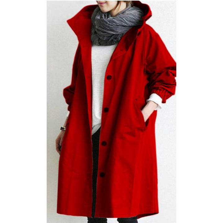 Women's Long Hooded Winter Jacket | Light