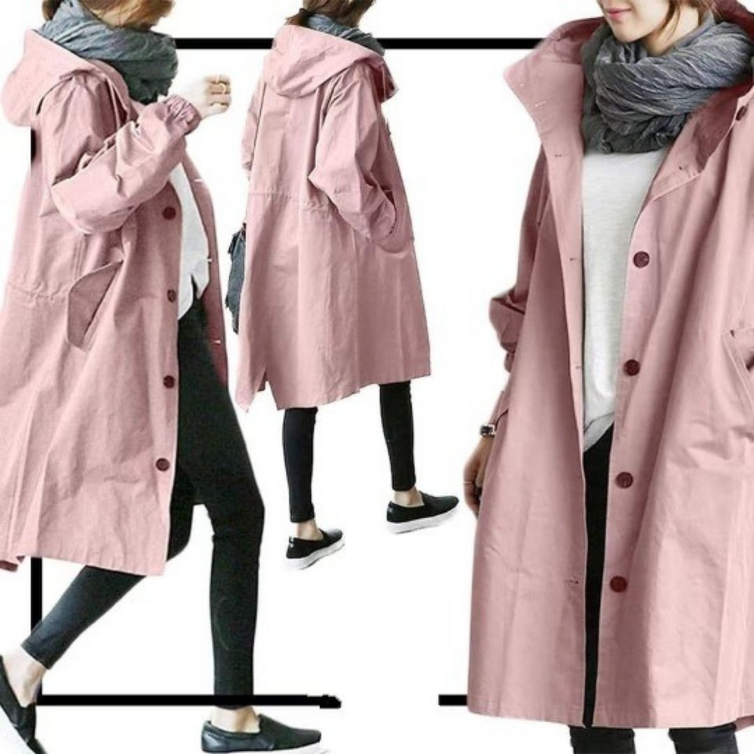 Women's Long Hooded Winter Jacket | Light