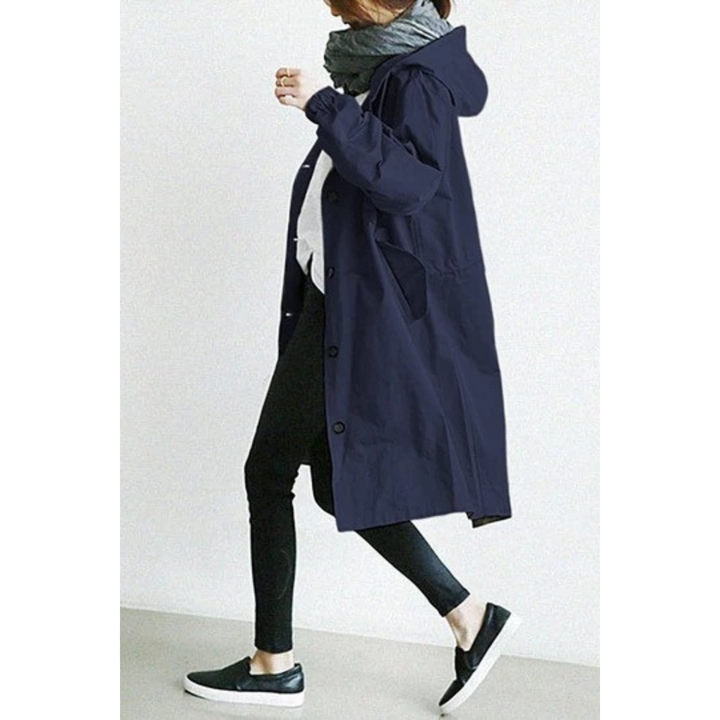 Women's Long Hooded Winter Jacket | Light