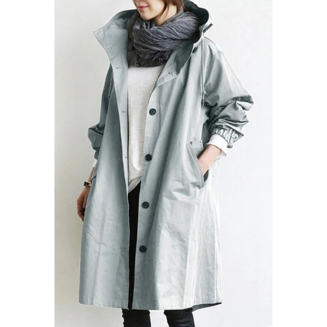 Women's Long Hooded Winter Jacket | Light