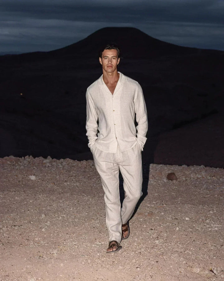 Men's Summer Shirt and Pants | Two-Piece Set