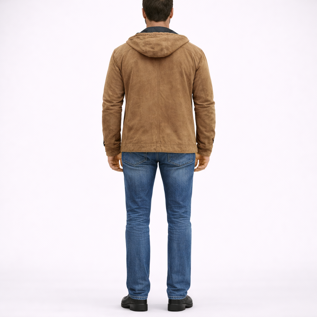 Hooded Bomber Jacket Men