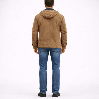 Hooded Bomber Jacket Men