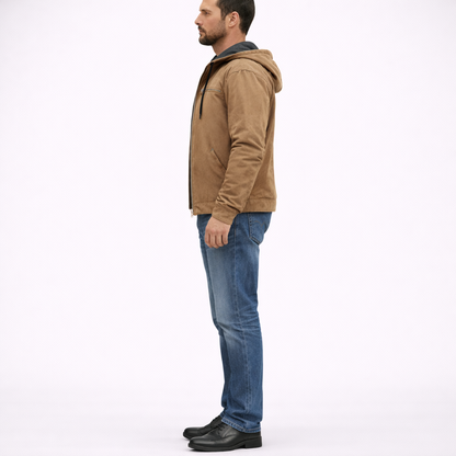 Hooded Bomber Jacket Men