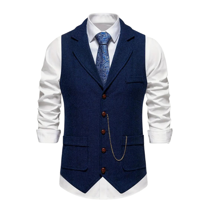 Men's Formal Waistcoat | with Notched Lapel