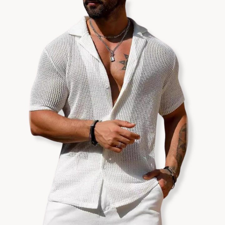 Men's Summer Beach Shirt | Short-Sleeve