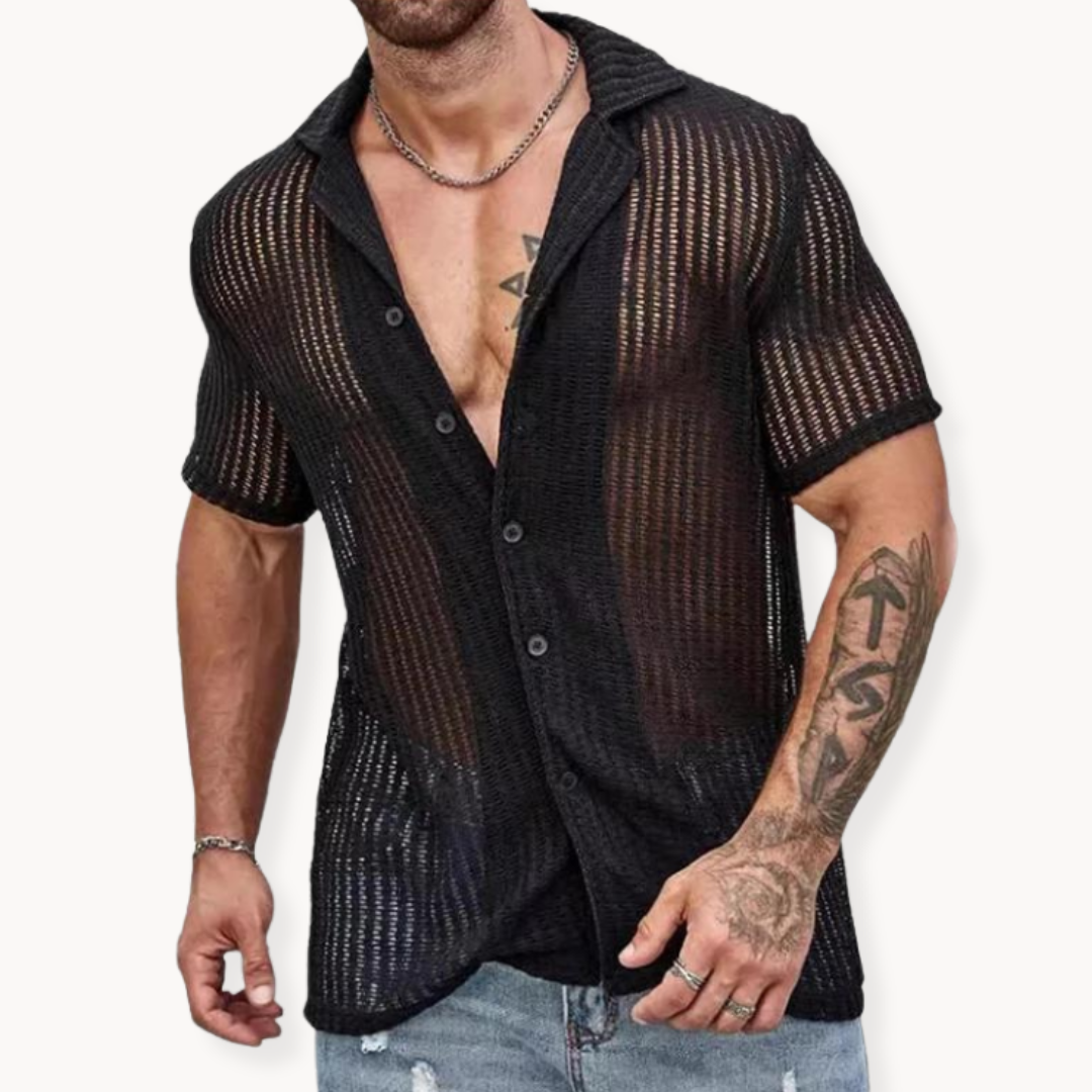 Men's Summer Beach Shirt | Short-Sleeve