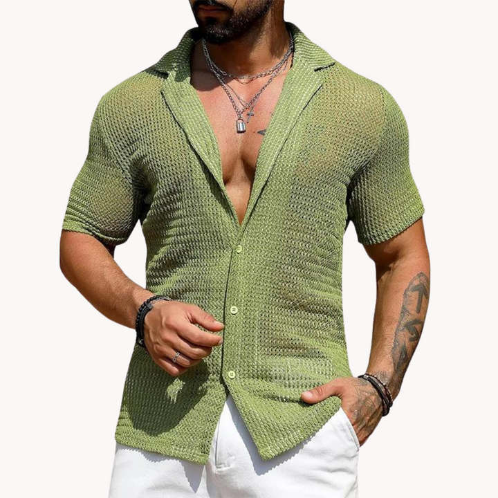 Men's Summer Beach Shirt | Short-Sleeve