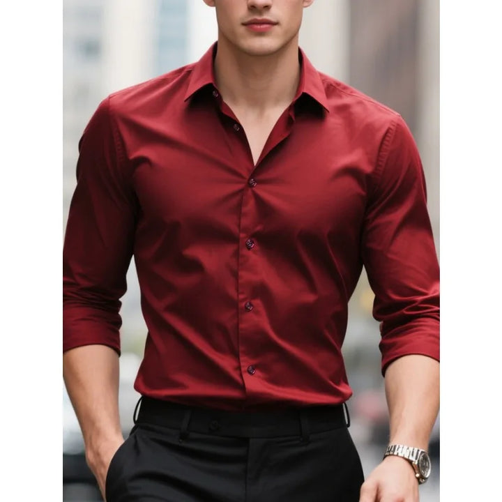 Men's Button-Down Collar Shirt | Long Sleeve
