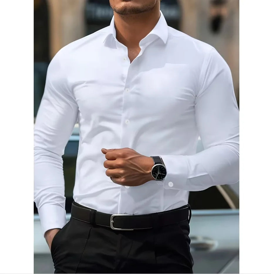 Men's Button-Down Collar Shirt | Long Sleeve