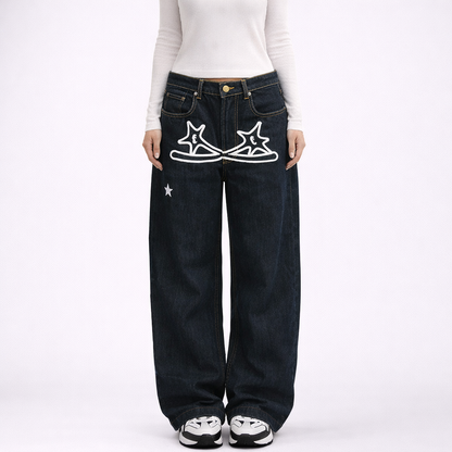 Boyfriend Jeans with Logo Women