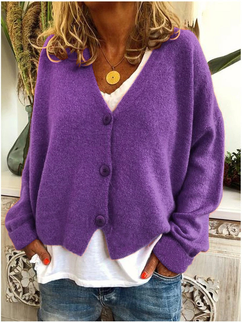 Women's V-Neck Cardigan | Knit