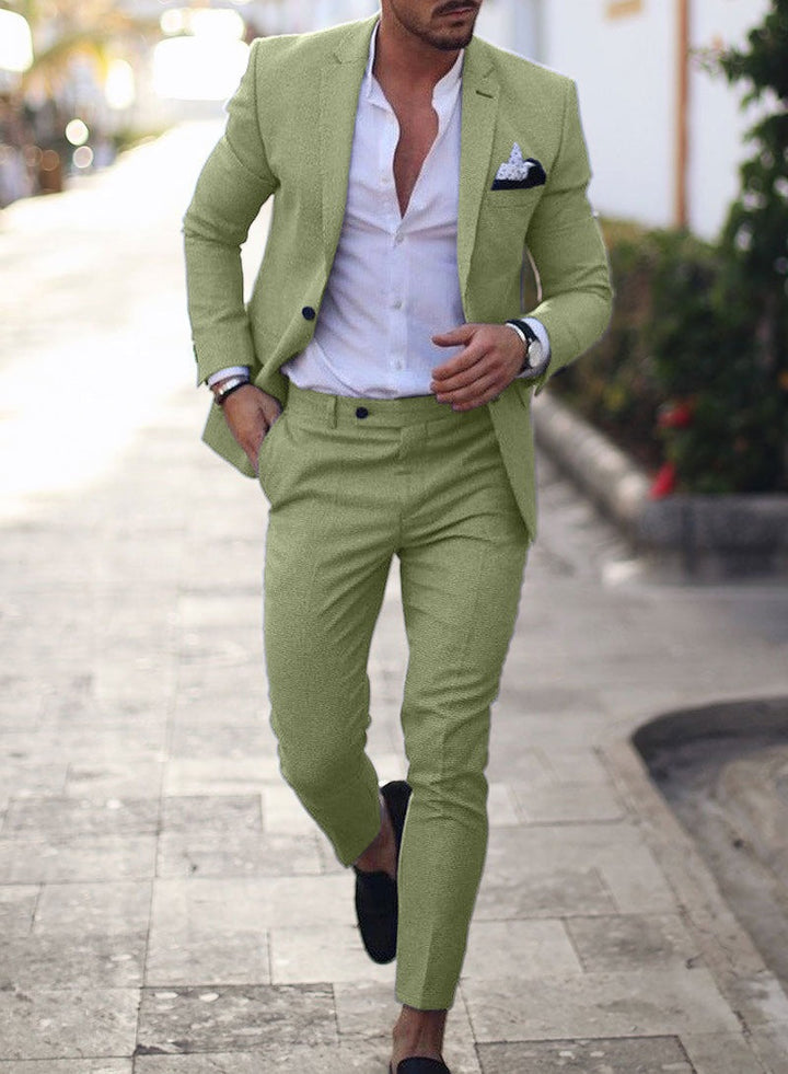Men's Two-Piece Slim Fit Suit | Jacket and Trousers