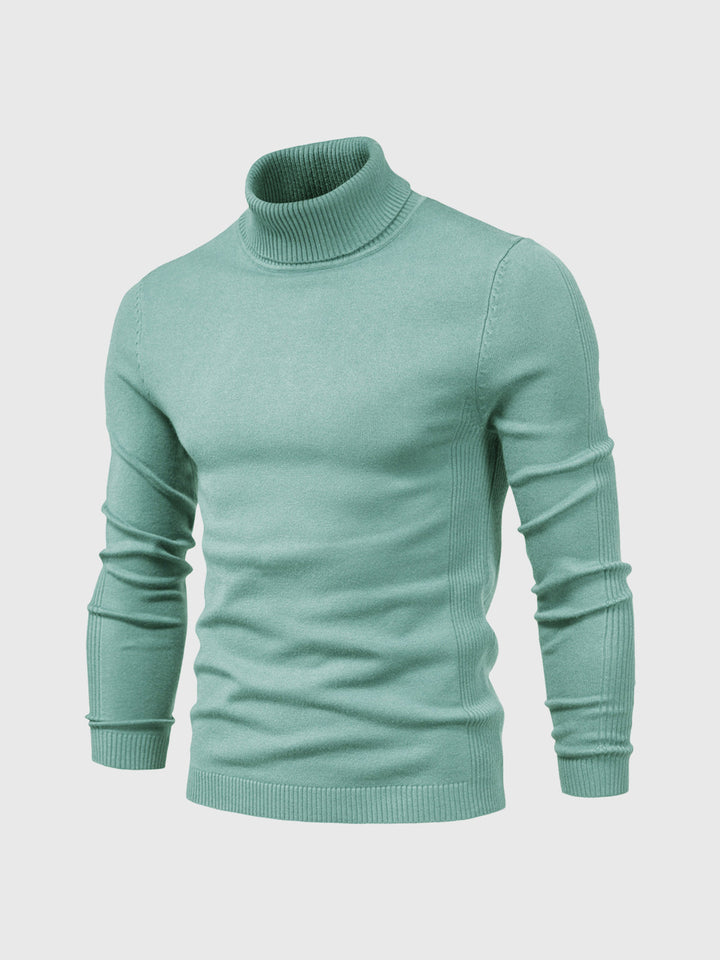 Men's Short Turtleneck Sweater | Washable
