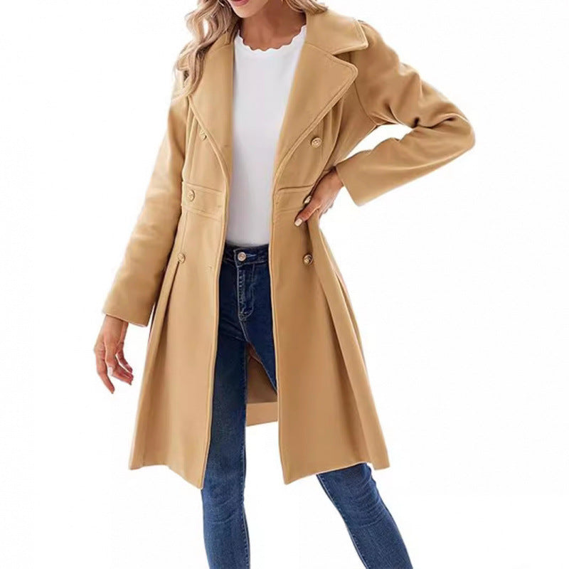 Women's Fitted Trench Coat | Double Button
