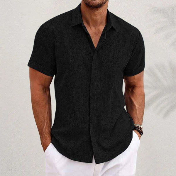 Men's Short Sleeve Linen Shirt | Summer