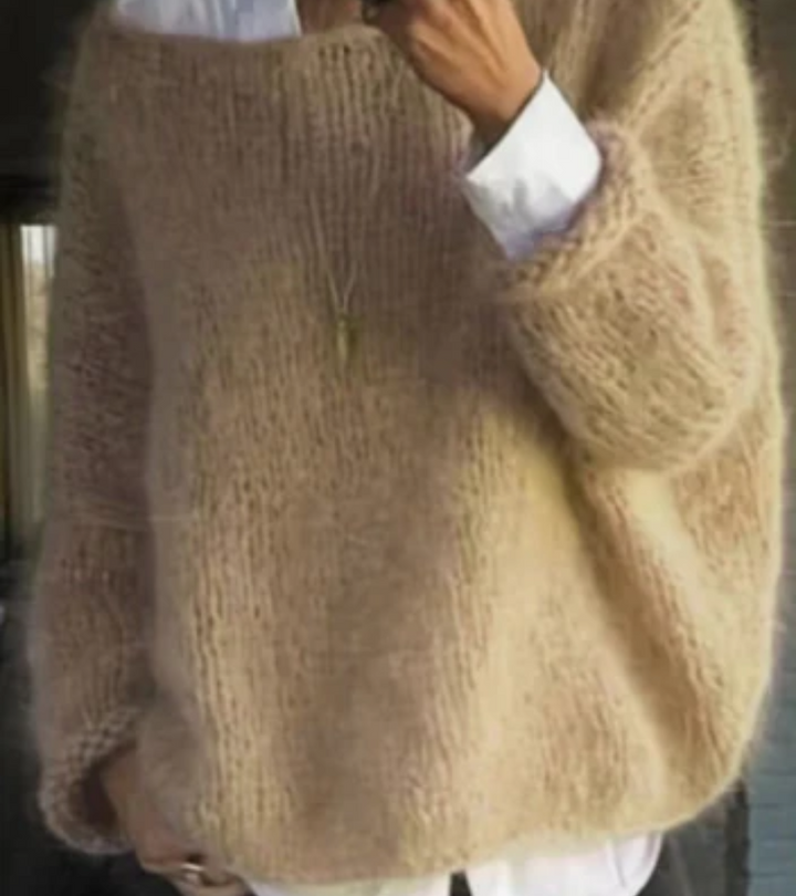 Women's Oversized Knit Sweater | Long