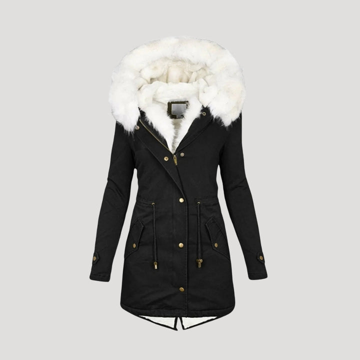 Women's Winter Parka Puffer Jacket | Belted Design