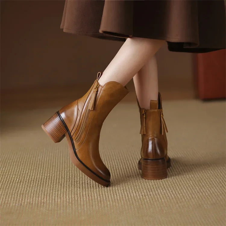 Women's High Ankle Boots | Elegant