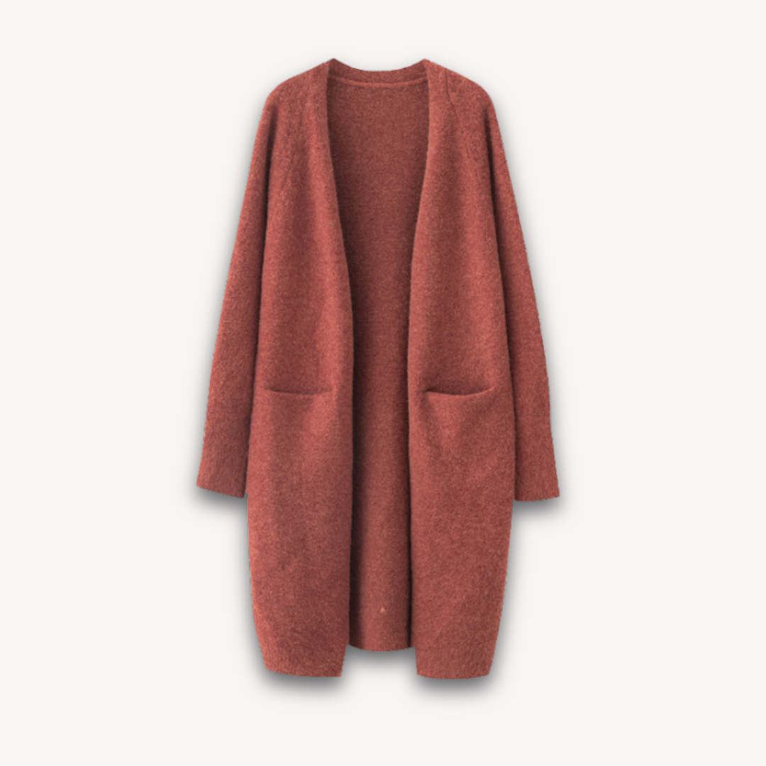 Women's Soft Knitting Cardigan | Long