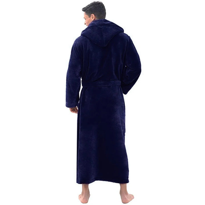 Men's Hooded Bathrobe | Long