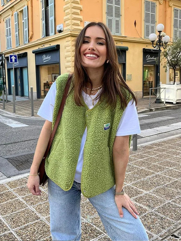 Women's Teddy Vest | Short