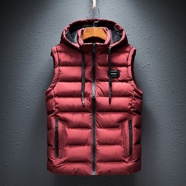 Men's Hooded Vest | Warm