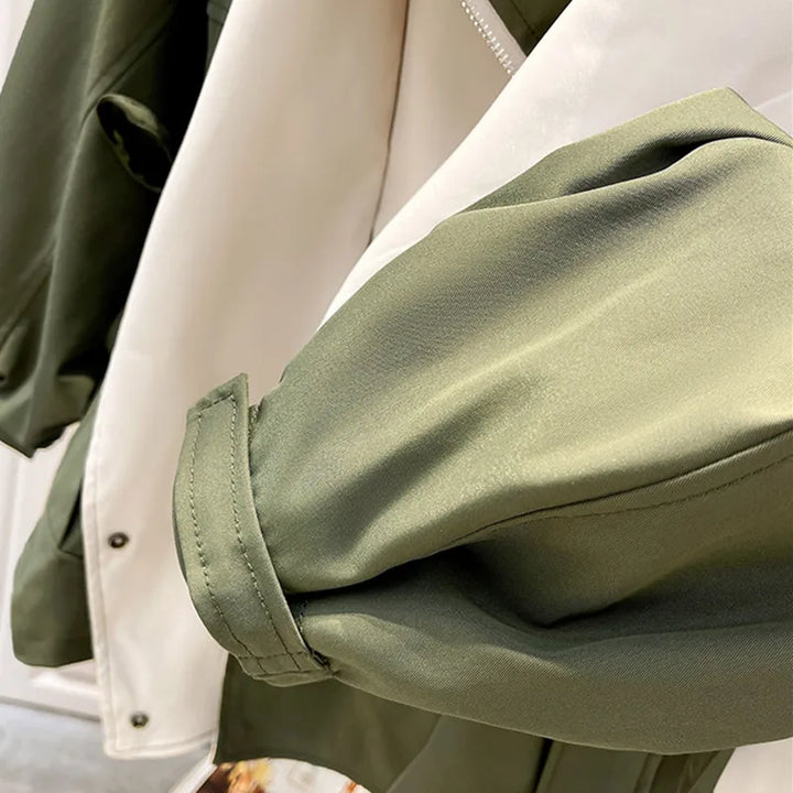 Women's Windbreaker Jacket | Double Collar