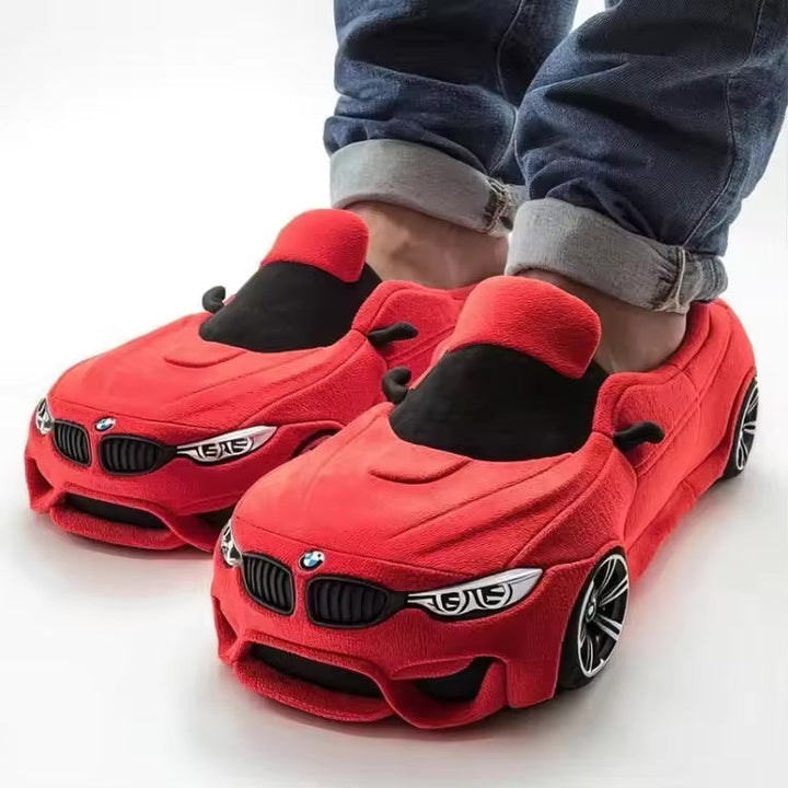 Men's Auto Inspired Design Slippers | Non-Slip