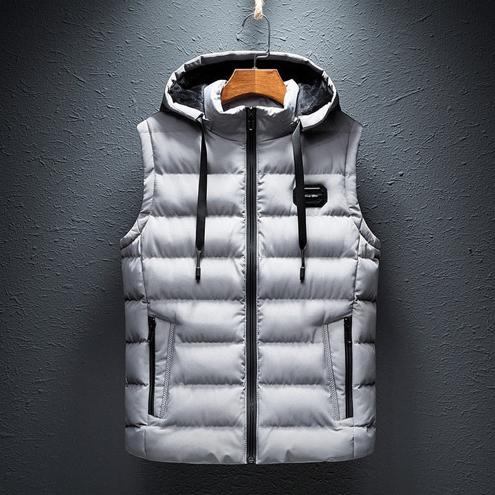 Men's Hooded Vest | Warm