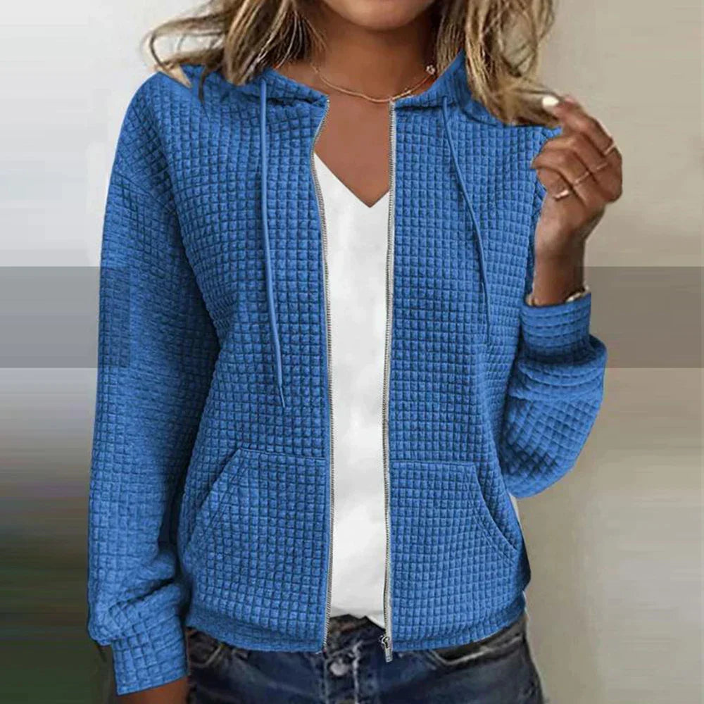 Women's Casual Full Zip Transition Jacket | with Hood