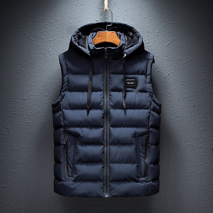 Men's Hooded Vest | Warm