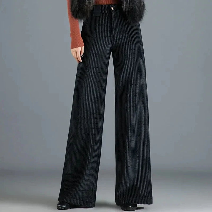 Women's Elegant Cord Trousers | Long