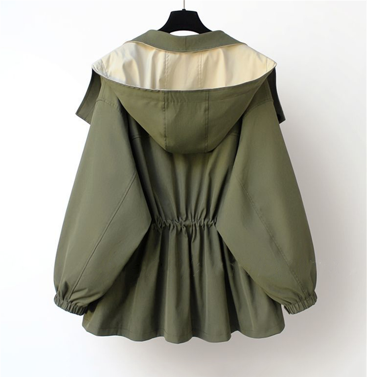 Women's Windbreaker Jacket | Double Collar