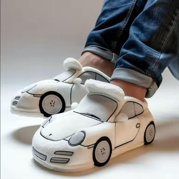 Men's Auto Inspired Design Slippers | Non-Slip