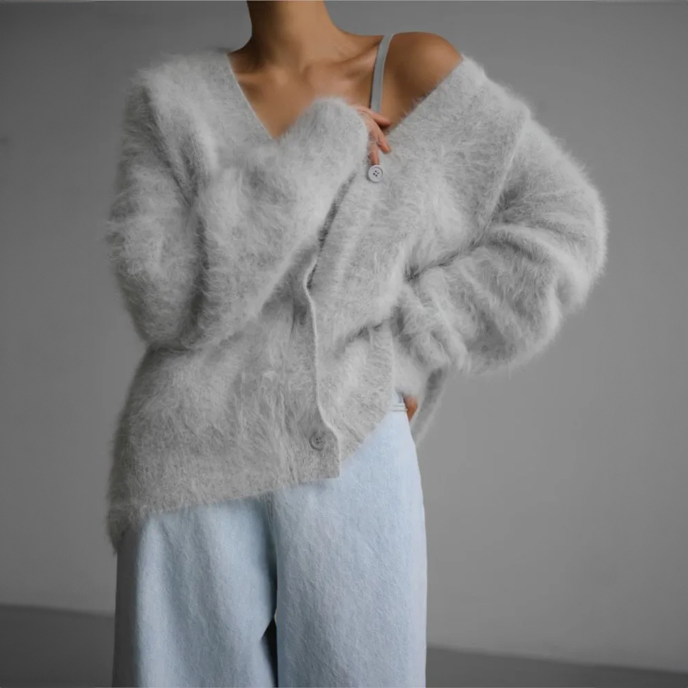 Women's Loose Cardigan | Knitting