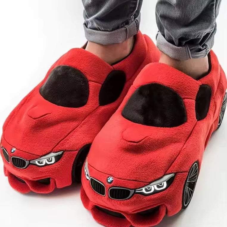 Men's Auto Inspired Design Slippers | Non-Slip