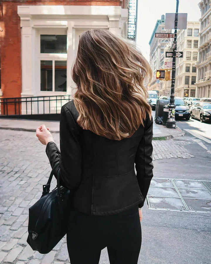 Women's Leather Jacket | Slim