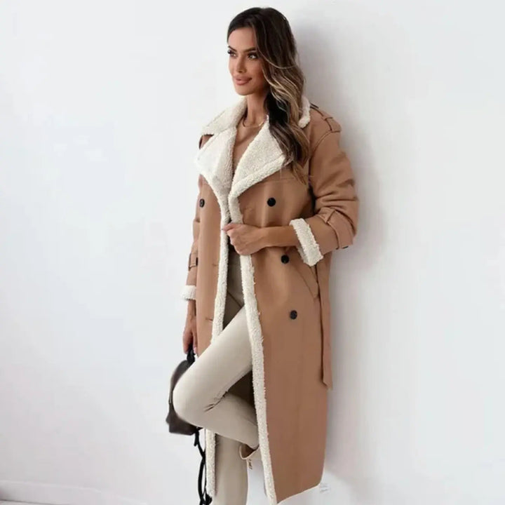 Women's Long Winter Coat | Fleece Lined