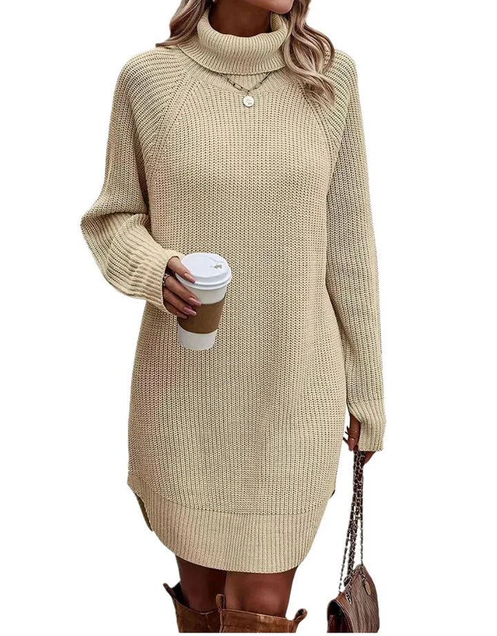 Women's Elegant Knit Dress | Midi